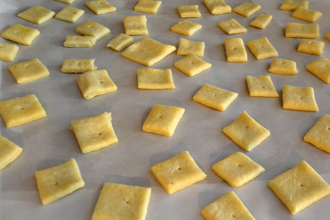 homemade cheese crackers