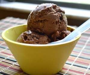 vegan chocolate ice cream