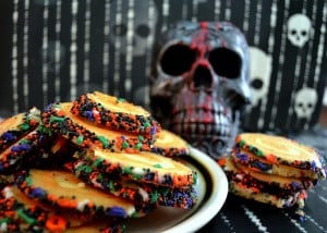 Halloween cut and bake cookies