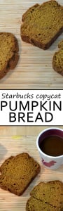 starbucks copycat pumpkin bread