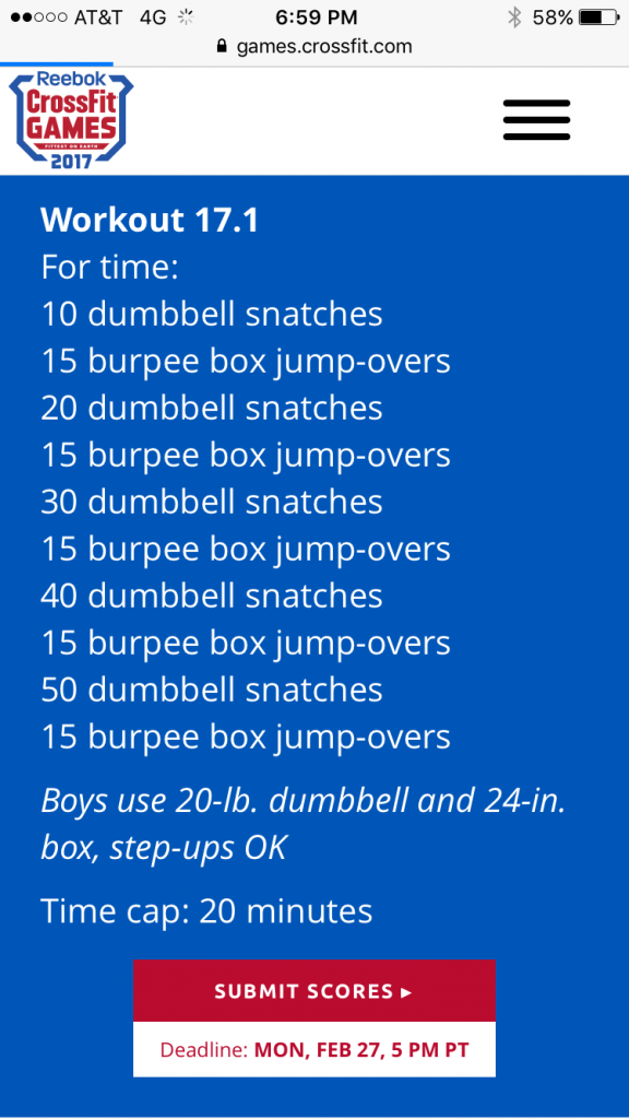crossfit open