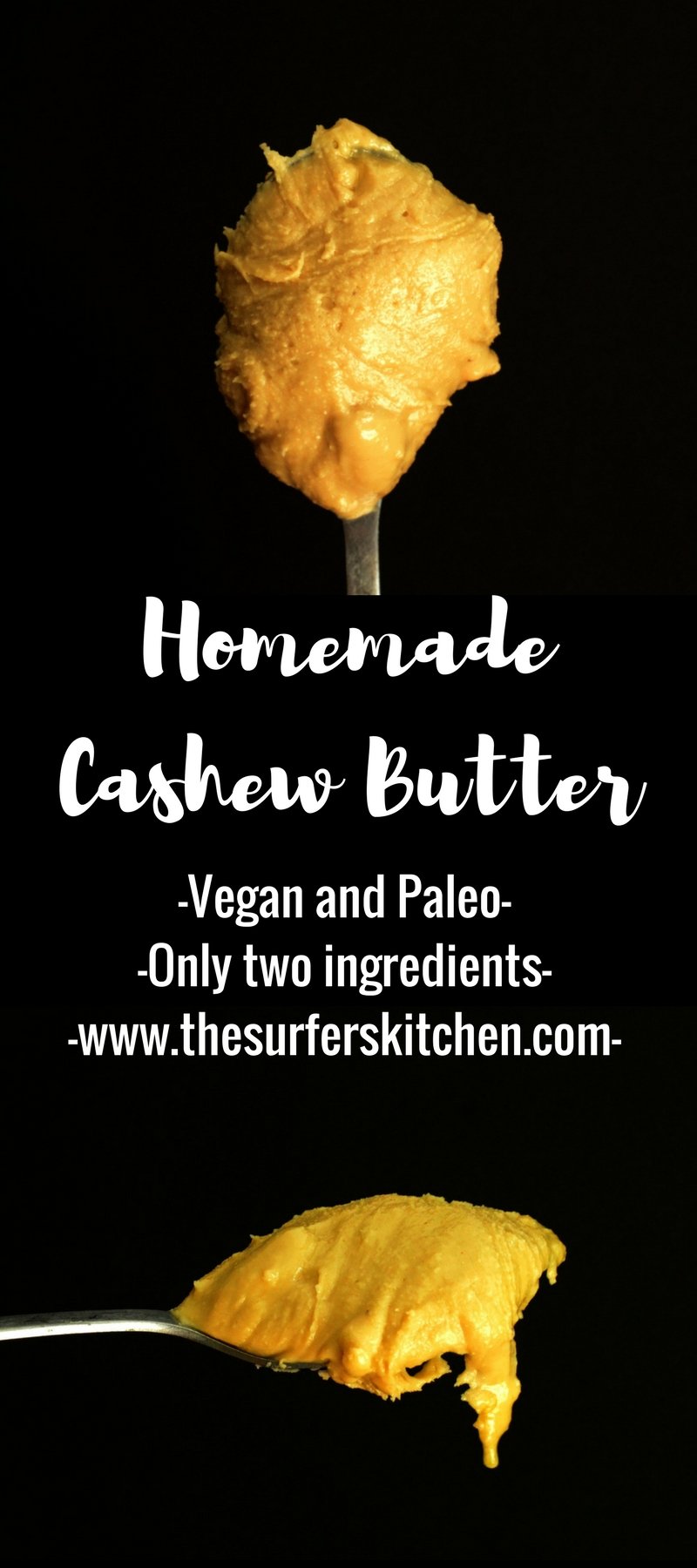 Homemade Cashew Butter | Who knew that cashew butter would be so useful to have around the house and so easy to make? Two ingredients and 15 minutes for your own batch. | www.thesurferskitchen.com