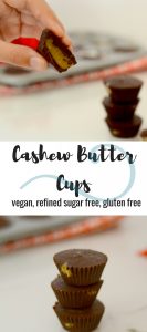 Cashew Butter Caramel Chocolate Cups-A super creamy caramel made from cashew butter. So perfect and vegan too! | www.thesurferskitchen.com