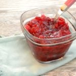 Easy Homemade Cranberry Sauce| This super simple recipe will take your holiday table over the top. Great topping on everything! | www.thesurferskitchen.com