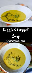 Vegan Curried Carrot Soup