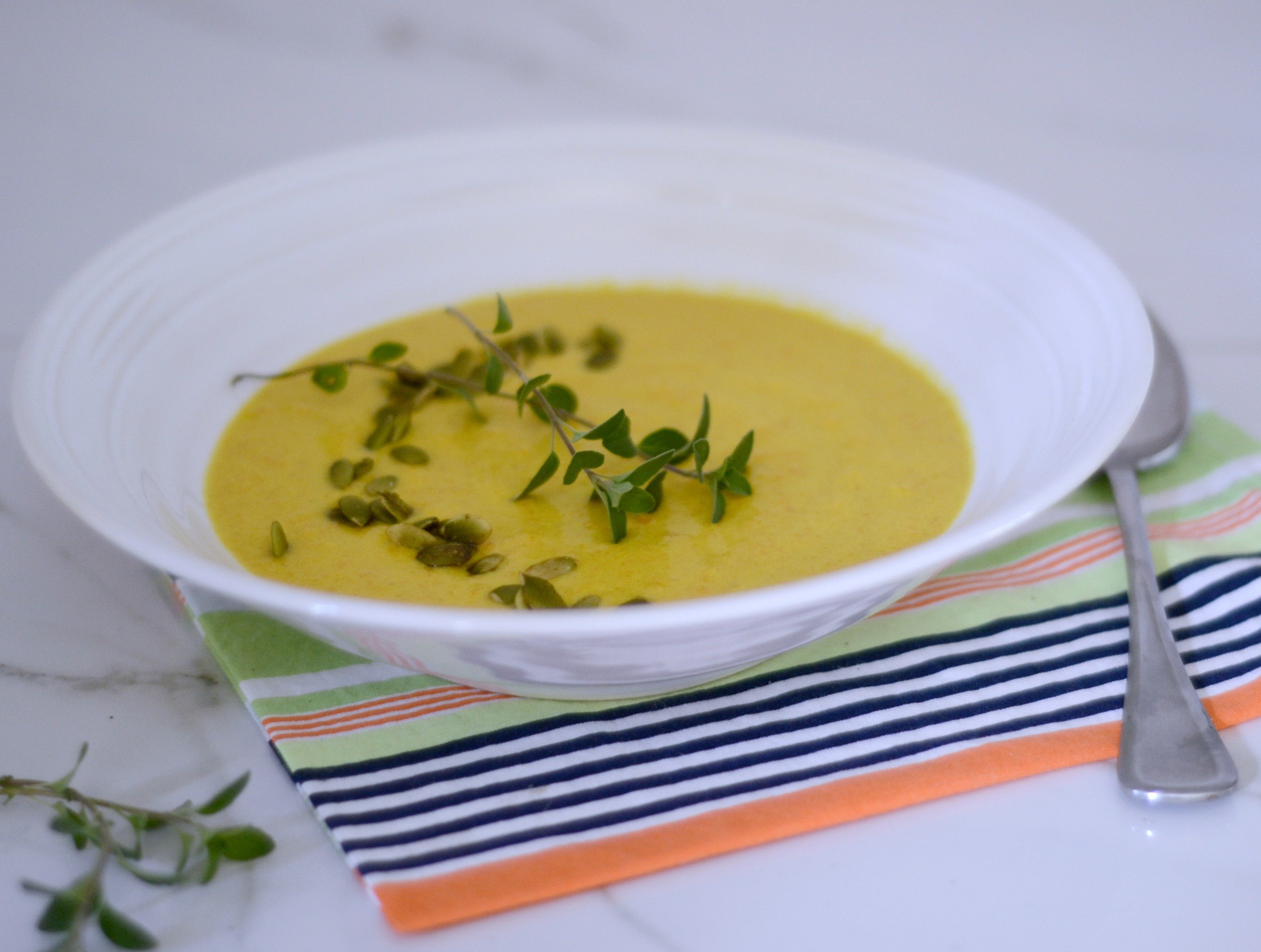 Vegan Curried Carrot Soup