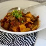 Beef Tip and Sweet Potato Chili