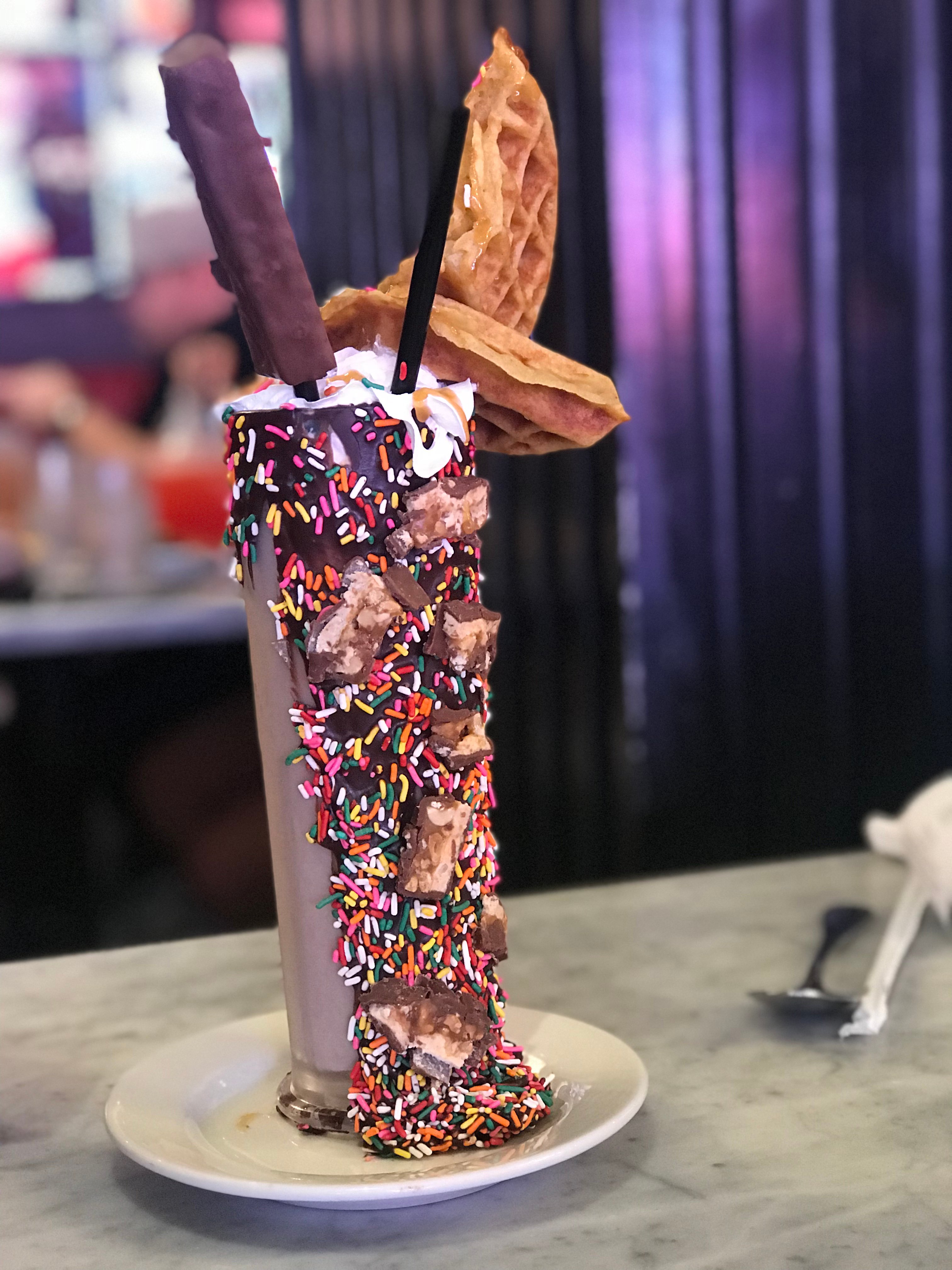 the sugar factory orlando snickers milkshake