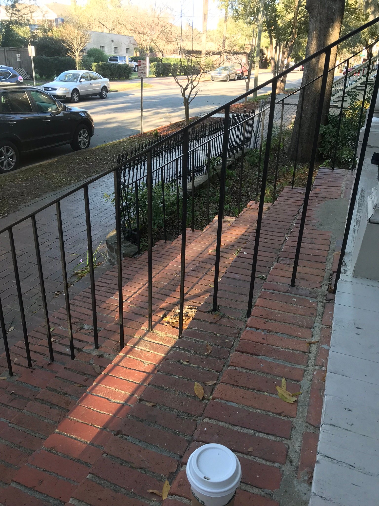 front porch life in Savannah, Georgia