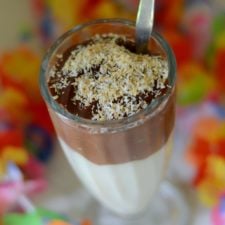 chocolate coconut haupia pudding