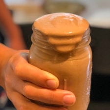 Chocolate Banana Peanut Butter Smoothie