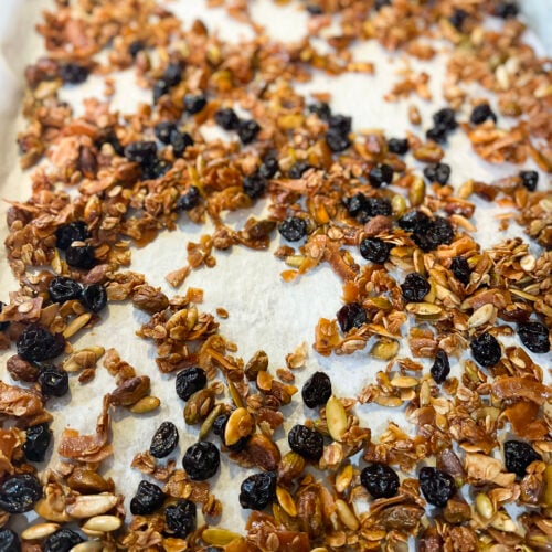 Cherry Pistachio Granola - My Love For Cooking